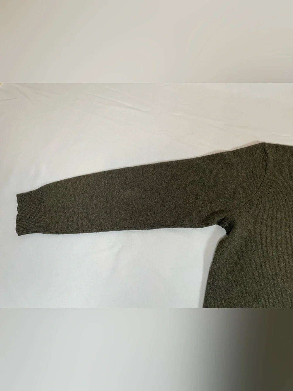 Polo by Ralph Lauren Olive Green V-Neck Sweater with Polo Pony